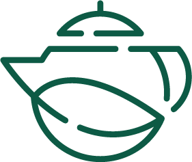 Modern teapot line icon for tea shop branding and menu layouts.